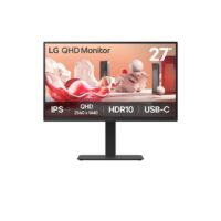LG LCD 27BA75QB-B 27" black USB-C, KVM, Daisy Chain,RJ45
