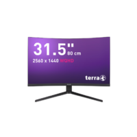 TERRA LCD/LED 3285W HA black CURVED USB-C/HDMI/DP