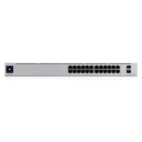 Ubiquiti Switch UniFi 24xRJ45 GBit/2xSFP+ Managed PoE+ 400W Gen2 19" Rack-Mountable, 1,3" Touchscreen