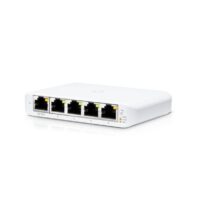 Ubiquiti Switch UniFi 5xRJ45 GBit Compact (inkl. NT) Powered by 802.3af/at PoE or USB Type C, Fanless