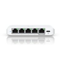 Ubiquiti Switch UniFi 5xRJ45 2.5GBit Compact (incl. NT) Powered by 802.3af/at PoE or USB Type C, Fanless