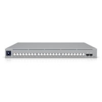 Ubiquiti Switch UniFi 8x2.5G RJ45/16x10G RJ45/2xSFP28 Managed PoE++ 720W 19" Rack-Mountable, 1,3" Touchscreen