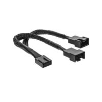 inLine® Y-Kabel für PWM Lüfter 4pol Molex 1 Stecker / 2 Buchse, 0,15m