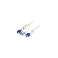 LevelOne KVM 1 to 3 Combo Kabel 5m