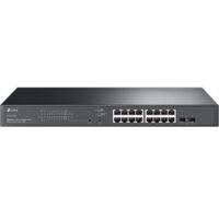 TP-LINK Switch SG2218P 18xGBit/2xSFP Smart Managed Omada SDN  PoE+ Rack Mountable