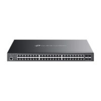 TP-LINK Switch SG3452XMPP 48xGBit/4x 10 GE SFP+ 8x PoE++ (750W) Managed Omada, L2+, Rack Mountable
