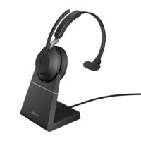 Jabra Headset Evolve2 65 UC MONO Link 380a mit Ladestation