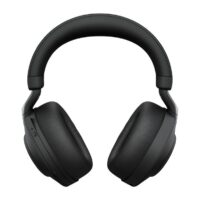 Jabra Headset Evolve2 85, Link 380c MS Stereo Ladestation Schwarz 3,5mm Stecker, Geräuschisolierung, Schwarz