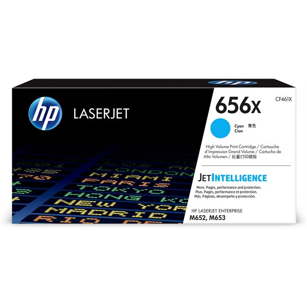 Toner HP 656X / CF461X Cyan
