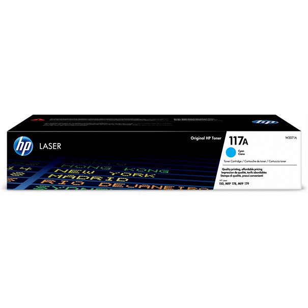 Toner HP 117A / W2071A Cyan