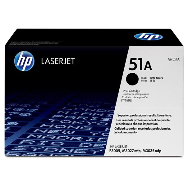 Toner HP 51A / Q7551A Black
