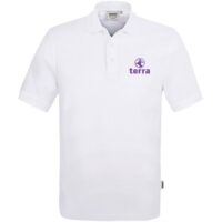 TERRA Poloshirt, White - size: L