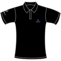 TERRA Poloshirt, black - size: XS (WOMAN)