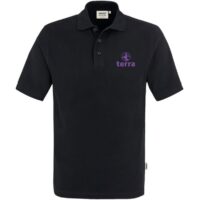 TERRA Poloshirt, black - size: XL