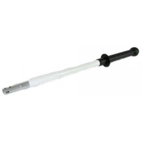 Manche télescopique ergonomique - blanc -66,5 cm à 101 cm
