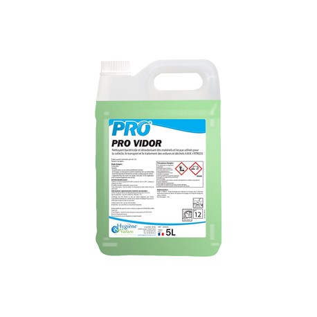 PRO VIDOR Nettoyant désinfectant et désodorisant - Bidon 5L