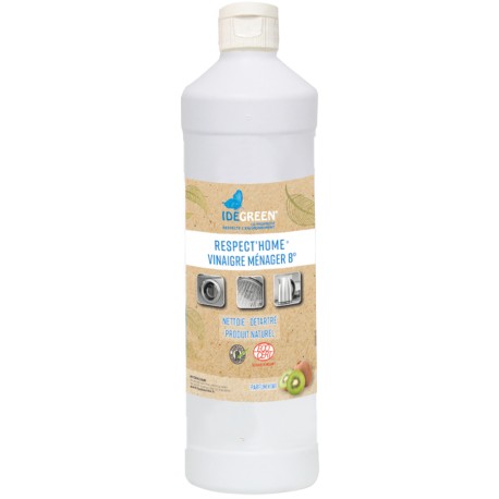 Vinaigre d'alcool ménager 8° ECOCERT Respect’Home- 2208 - Bidon 1L