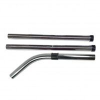 Tube alu 3 pièces Acier Chromé pour aspi Ø32mm (poussières)