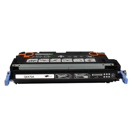 TONER REMANUFACTURE HP/CANON 501A/EP711/EP717-REMPLACE Q6470A NOIR – Image 2