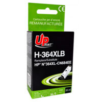 UPRINT CARTOUCHE REMANUFACTUREE HP N°364XL-REMPLACE CN684 NOIR