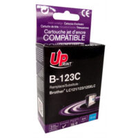 UPRINT CARTOUCHE COMPATIBLE BROTHER LC123 CYAN
