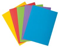 Paquet de 50 chemises 1 rabat ROCK''S 210 - 24x32cm - Couleurs assorties