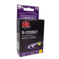 UPRINT CARTOUCHE COMPATIBLE BROTHER LC225XL JAUNE