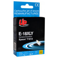 UPRINT CARTOUCHE REMANUFACTUREE EPSON 18XL-REMPLACE C13T18144011 JAUNE