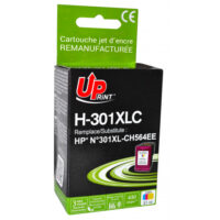UPRINT CARTOUCHE REMANUFACTUREE HP N°301XL-REMPLACE CH564EE COULEUR