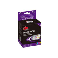 UPRINT PACK 4 CARTOUCHES COMPATIBLE BROTHER LC985 N/C/M/J