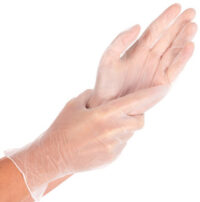 HYGONORM Gant en vinyle "IDEAL LIGHT", M, blanc