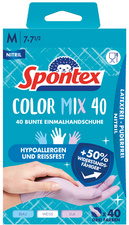 Spontex Gant en nitrile Colormix, taille: L, assorti