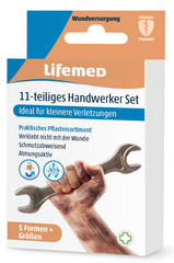 Lifemed Set de pansements "artisan", 11 pièces