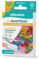 Lifemed Pansement pour enfants "Ninjas", 500 mm x 60 mm