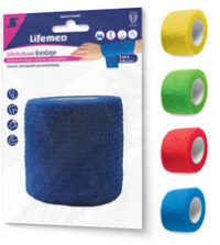 Lifemed Bande cohésive auto-adhésive, 50 mm x 4,0 m