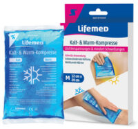 Lifemed Compresse chaud/froid, 290 x 120 mm, bleu