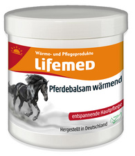 Lifemed Baume du cheval, chauffant, pot de 500 ml