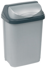 keeeper Poubelle "rasmus", 10 litres, argent