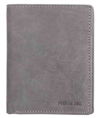 PRIDE&SOUL Portefeuille RFID, format paysage, cuir, gris – Image 2
