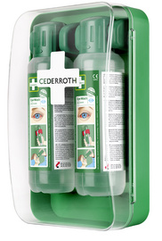CEDERROTH Station de rinçage oculaire, équipé, 2 x 500 ml