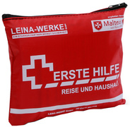 LEINA Erste-Hilfe Reise- und Haushalt-Set, 27-teilig, rot