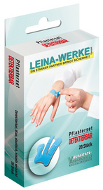 LEINA Kit de sparadraps "Détectable", 20 pièces, bleu