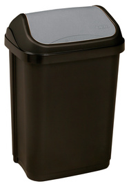 keeeper Poubelle "swantje", 10 litres, graphite/ gris