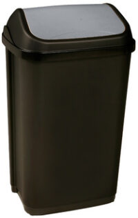 keeeper Poubelle "swantje", 50 litres, anthracite / argent