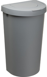 plast team Poubelle SEATTLE, 45 litres, argent