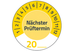 AVERY Zweckform Prüfplaketten "Nächster Prüftermin", blau – Image 4