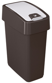 keeeper Poubelle "magne", 25 litres, anthracite / blanc