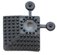 miltex Elément d'angle Yoga Grip Ultra, 60 x 60 mm, noir