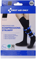 FIRST AID ONLY Mi-bas de contention, XXL, noir