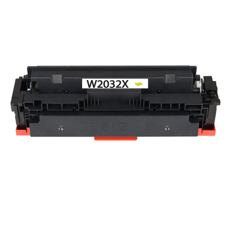 TONER COMPATIBLE HP 415X PUCE NEUVE AVEC NIVEAU-REMPLACE W2032X JAUNE – Image 2
